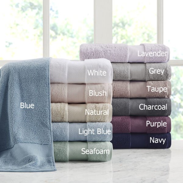 Turkish Cotton 6 Piece Bath Towel Set - Image 3