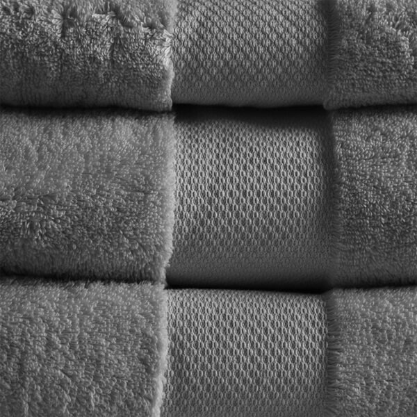 Turkish Cotton 6 Piece Bath Towel Set - Image 6