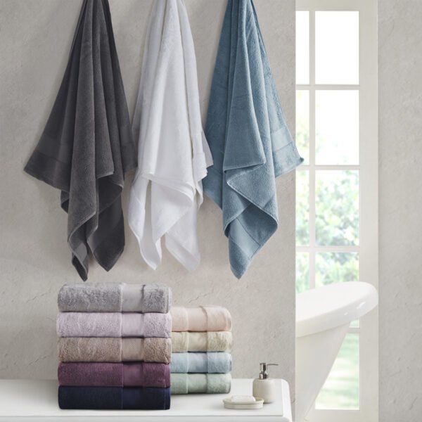 Turkish Cotton 6 Piece Bath Towel Set - Image 7