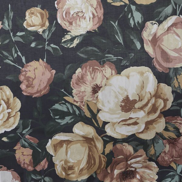 Charisma Cotton Floral Printed Shower Curtain - Image 6