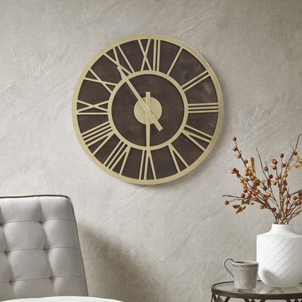Mason 23.6" Wood Wall Clock - Image 6