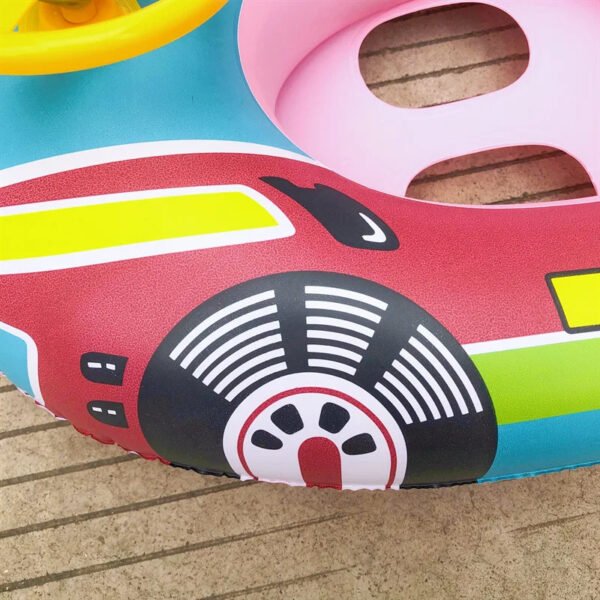 Inflatable Baby Swimming Rings Seat Floating Sun Shade Toddler Swim Circle Fun Pool Bathtub Beach Party Summer Water Toys - Image 6