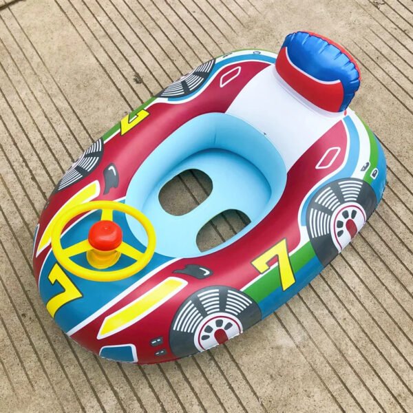 Inflatable Baby Swimming Rings Seat Floating Sun Shade Toddler Swim Circle Fun Pool Bathtub Beach Party Summer Water Toys - Image 10
