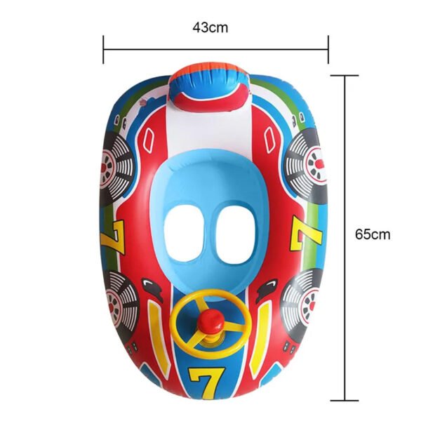 Inflatable Baby Swimming Rings Seat Floating Sun Shade Toddler Swim Circle Fun Pool Bathtub Beach Party Summer Water Toys - Image 15