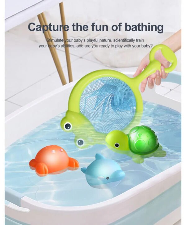 Baby Cute Induction Luminous Animal Bath Toys Bathtub Colorful LED Lighting Toys Waterproof for Toddler Infant Boys Girls Gift - Image 32