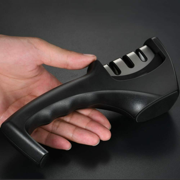KNIFE SHARPENER Ceramic Tungsten Kitchen Knives Blade Sharpening System Tool USA XH - Image 2