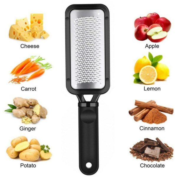 Handheld Cheese Grater Lemon Zester Ginger Fine Shredder Scraper Rasp File Tool - Image 13