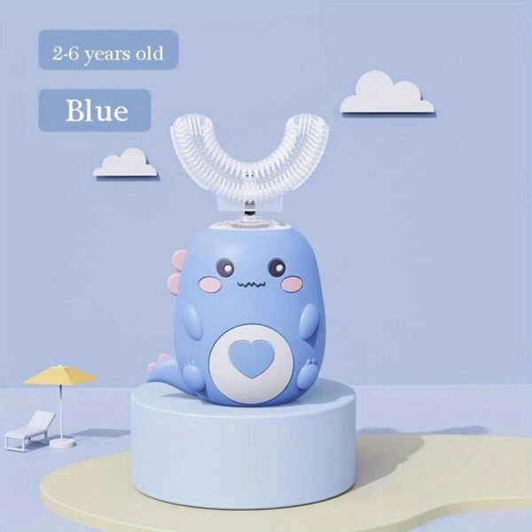 Ultrasonic Kid's U-Shaped Electric Toothbrush; Three Cleaning Modes; 60S Smart Reminder; Food-grade Silicone; Cartoon Modeling Design - Image 18
