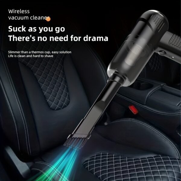 1pc Wireless Handheld High Suction Mini Car Vacuum Cleaner Cordless 10000PA Suction Household And Car Lightweight Vacuum Cleaner (Comes With Battery) - Image 5