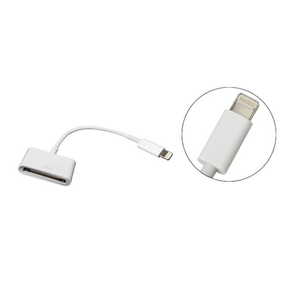 8PIN TO 30PIN CHARGE SYNC CONVERTER CABLE ADAPTER FOR IPHONE 5 iPad Mini iPod NANO 7th - Image 3