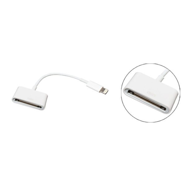 8PIN TO 30PIN CHARGE SYNC CONVERTER CABLE ADAPTER FOR IPHONE 5 iPad Mini iPod NANO 7th - Image 4