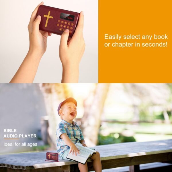 Talking Bible Audio Bible Player English King James Version Bible Reading Player Electronic Bible Talking - Image 5