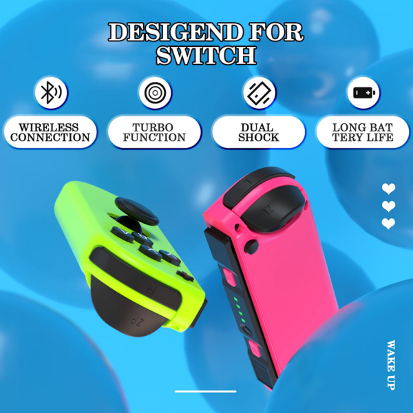 Wireless Switch Controller Joys Con Gamepad For Switch Control With Straps Dual Vibration Joysticks For Switch Joypad - Image 8