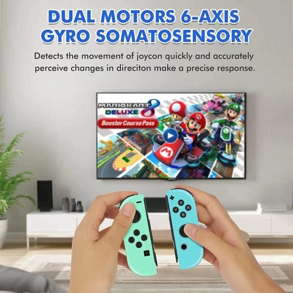 Wireless Switch Controller Joys Con Gamepad For Switch Control With Straps Dual Vibration Joysticks For Switch Joypad - Image 56