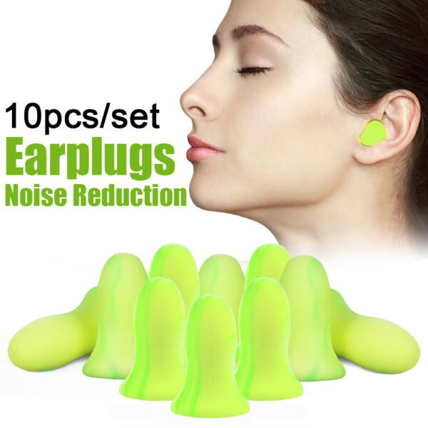 2/10Pcs Sleep Ear Plugs Noise Reduction Sound Insulation Earplugs Soundproof for Sleep Anti-Noise Sleeping Aid Ear Care Reusable - Image 9