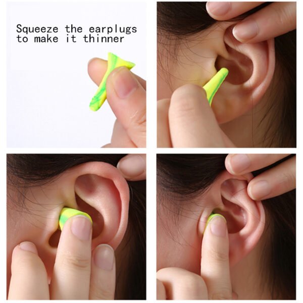 2/10Pcs Sleep Ear Plugs Noise Reduction Sound Insulation Earplugs Soundproof for Sleep Anti-Noise Sleeping Aid Ear Care Reusable - Image 14