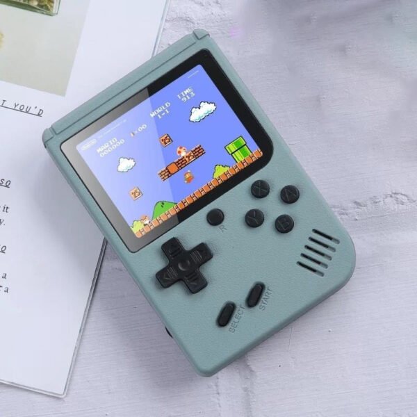 Retro Handheld Game Console; Portable Video Game Console For Children With 400 Classical FC Games 3.0-Inch Screen 1020mAh Rechargeable Battery Support For TV Connection And Two Players - Image 28