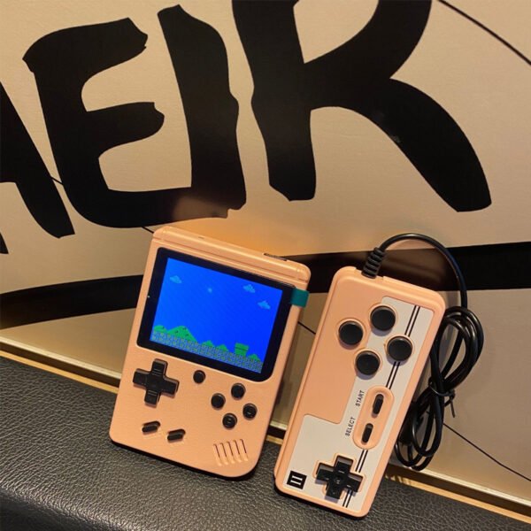 Retro Handheld Game Console; Portable Video Game Console For Children With 400 Classical FC Games 3.0-Inch Screen 1020mAh Rechargeable Battery Support For TV Connection And Two Players - Image 42