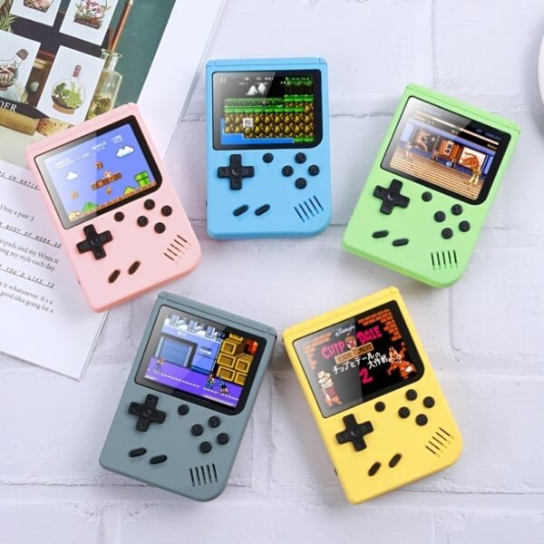 Retro Handheld Game Console; Portable Video Game Console For Children With 400 Classical FC Games 3.0-Inch Screen 1020mAh Rechargeable Battery Support For TV Connection And Two Players - Image 50