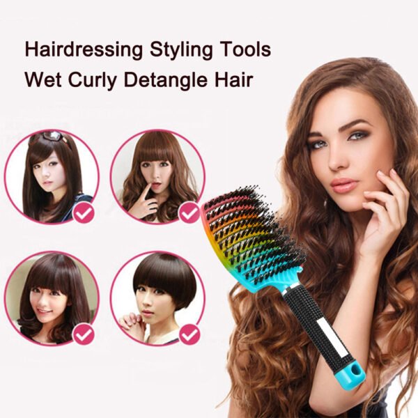 Hair Scalp Massage Comb Hairbrush Relief Stress Men Women Wet Curly Detangle Hair Brush For Salon Hairdressing Styling Hair Care - Image 84