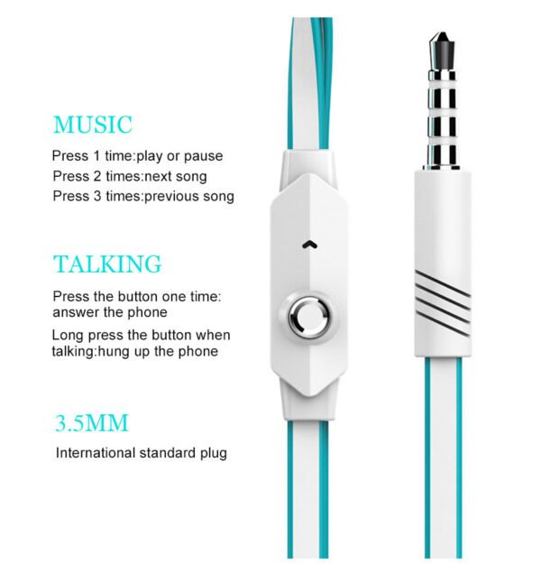 Earphone 3.5mm Wired Headset Earbuds Earphones Sport Headset with MIC for iPhone Xiaomi Earphone Fone De Ouvido for Meizu Huawei - Image 14