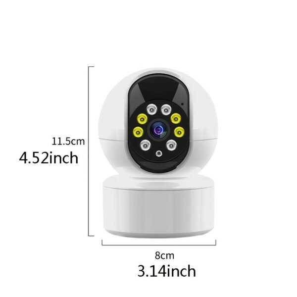 Wireless IP Camera Wifi 360 1080P CCTV Camera Pet Mini Video Surveillance Camera WIFI Baby Monitor Smart Home For Home Office Pet Baby Monitor Without TF/SD Card - Image 3
