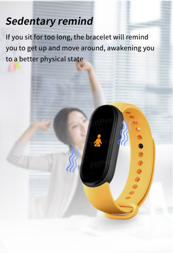 M6 Smart Bracelet Men Fitness Smart Wristband Women Sports Tracker Smart Watch Play Music Bracelet M6 Band For Adriod IOS - Image 23