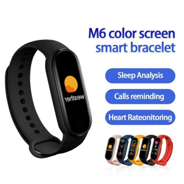 M6 Smart Bracelet Men Fitness Smart Wristband Women Sports Tracker Smart Watch Play Music Bracelet M6 Band For Adriod IOS - Image 20
