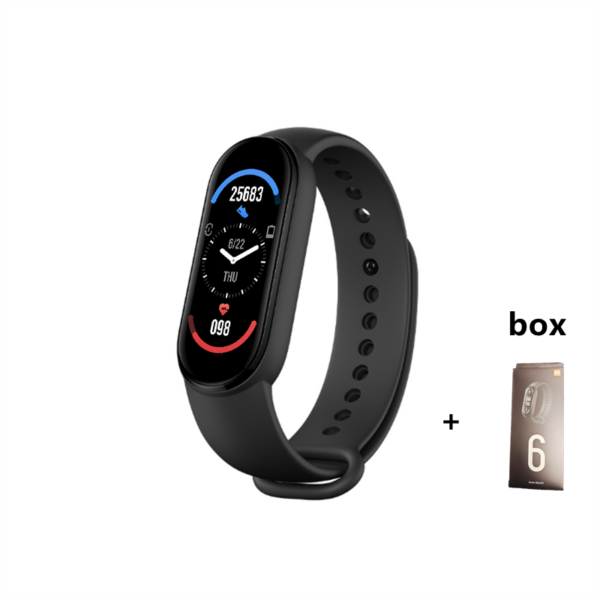 M6 Smart Bracelet Men Fitness Smart Wristband Women Sports Tracker Smart Watch Play Music Bracelet M6 Band For Adriod IOS - Image 13