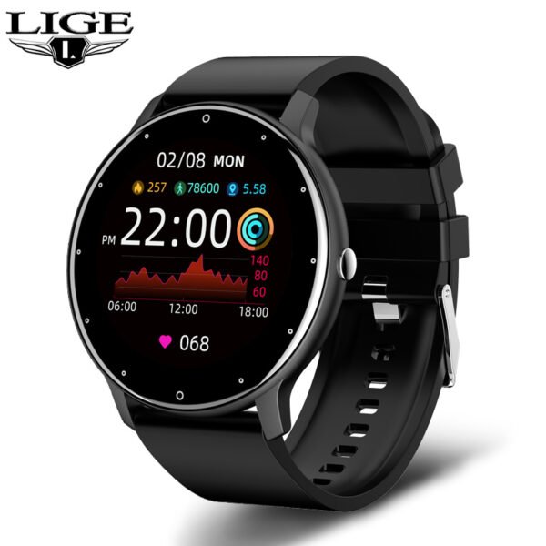 New Smart Watch Men Full Touch Screen Sport Fitness Watch IP67 Waterproof Bluetooth For Android ios smartwatch Men+box - Image 6