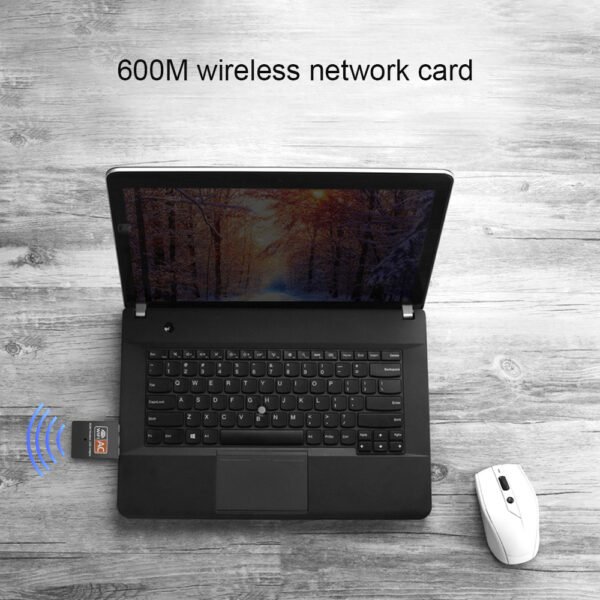 600Mbps Wireless Network Card 2.4GHz 5GHz Dual Band USB WiFi Adapter 802.11b/n/g/ac Mini WiFi Dongle Wifi Receiver For Computer - Image 7