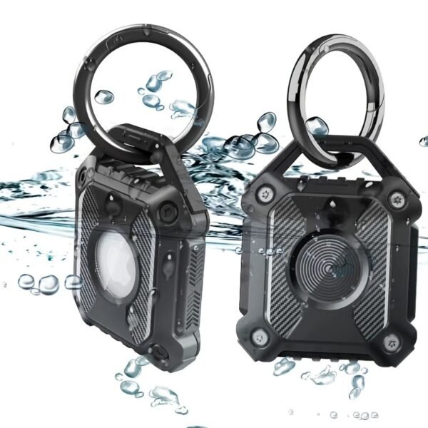 Waterproof Airtag Keychain Holder Case; Screw Full Cover Compatible For Apple Air Tag Tracker Key Ring Anti-Scratch Anti-Lost Cover - Image 2