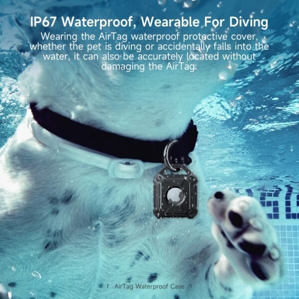 Waterproof Airtag Keychain Holder Case; Screw Full Cover Compatible For Apple Air Tag Tracker Key Ring Anti-Scratch Anti-Lost Cover - Image 8