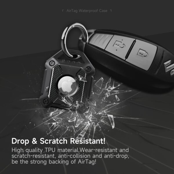 Waterproof Airtag Keychain Holder Case; Screw Full Cover Compatible For Apple Air Tag Tracker Key Ring Anti-Scratch Anti-Lost Cover - Image 27