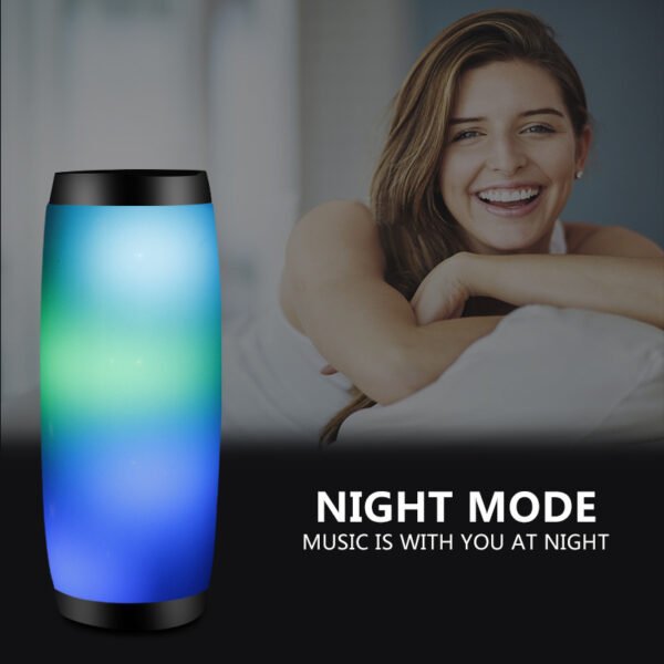 Wireless Speaker; Waterproof Speaker With Colorful LED Light; Portable Outdoor 3D Stereo Bass Luminous Speaker - Image 6