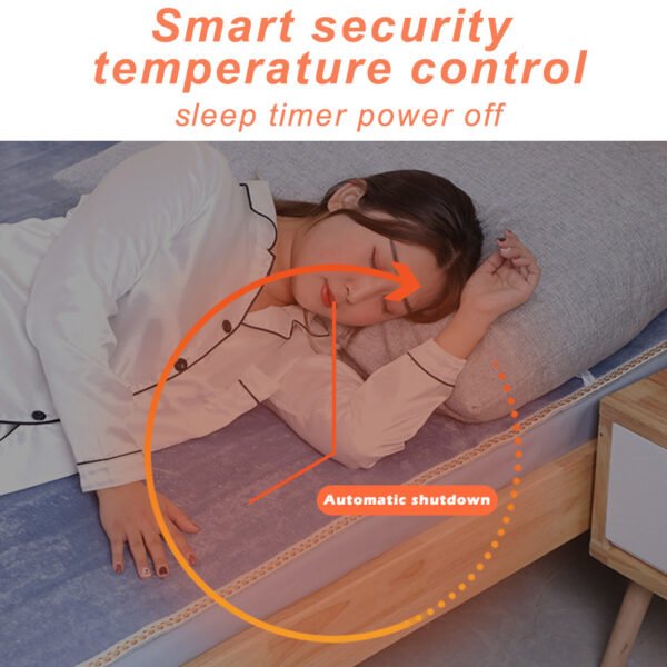 1.8m Flannel Electric Blanket Thicker Heater Heated Blanket Mattress Double Body Heating Blankets Thermostat Winter Body Warmer - Image 103