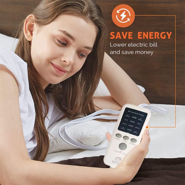 1.8m Flannel Electric Blanket Thicker Heater Heated Blanket Mattress Double Body Heating Blankets Thermostat Winter Body Warmer - Image 104