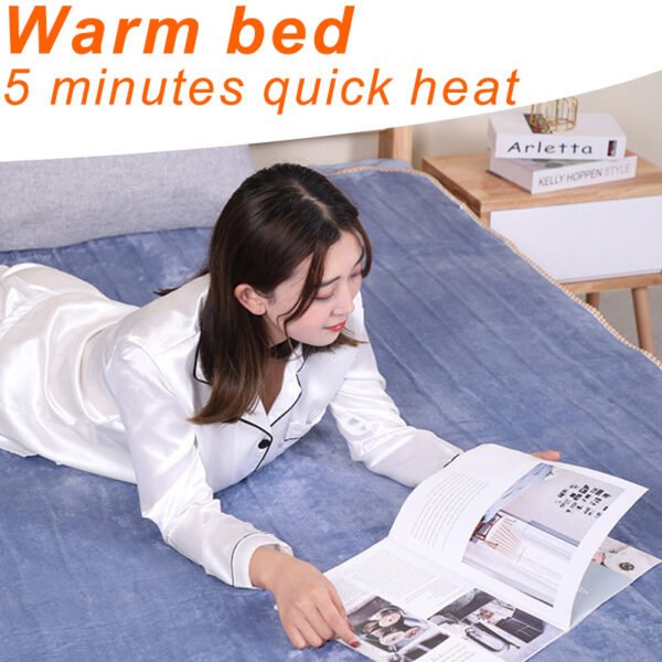 180CM Flannel Electric Blanket Thicker Heater Heated Blanket Mattress Double Body Heating Blankets Thermostat Winter Body Warmer - Image 52