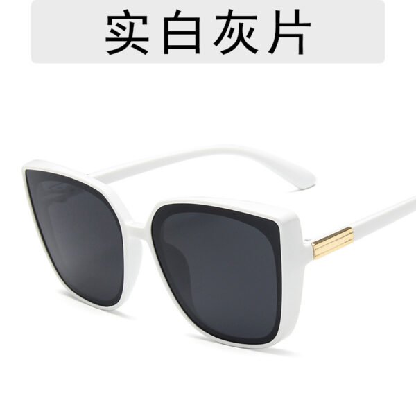 Designer Cat Eye Sunglasses Woman Vintage Black Mirror Sun Glasses For Fashion Big Frame Cool Sexy Female Oculos - Image 21