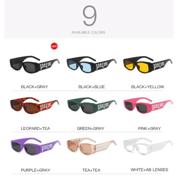 1/2pcs Vintage Small Frame Square Sunglasses Women Men Fashion Luxury Brand Designer Trend Punk Hip Hop Sun Glasses Female UV400 - Image 41