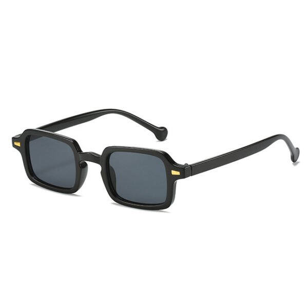 Fashion Square Sunglasses Women Retro Rivets Decoration Gradient Shades UV400 Men Leopard Blue Sun Glasses - Image 22