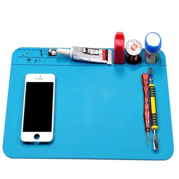 ESD Heat Insulation Soldering Mat Job Tools Computer Phone Repair Tool Kit Working Repair Pad Heatresistant Maintenance Platform - Image 2