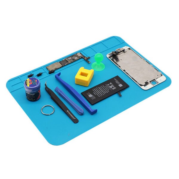 ESD Heat Insulation Soldering Mat Job Tools Computer Phone Repair Tool Kit Working Repair Pad Heatresistant Maintenance Platform - Image 3