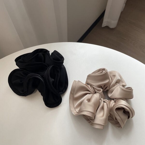 1/2/3pc Silk Oversized Scrunchies Women Elastic Hair Bands Ponytail Holder Rubber Band Elegant Satin Hair Rope Hair Accessory - Image 33