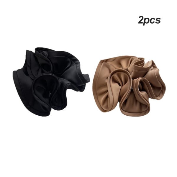 1/2/3pc Silk Oversized Scrunchies Women Elastic Hair Bands Ponytail Holder Rubber Band Elegant Satin Hair Rope Hair Accessory - Image 49