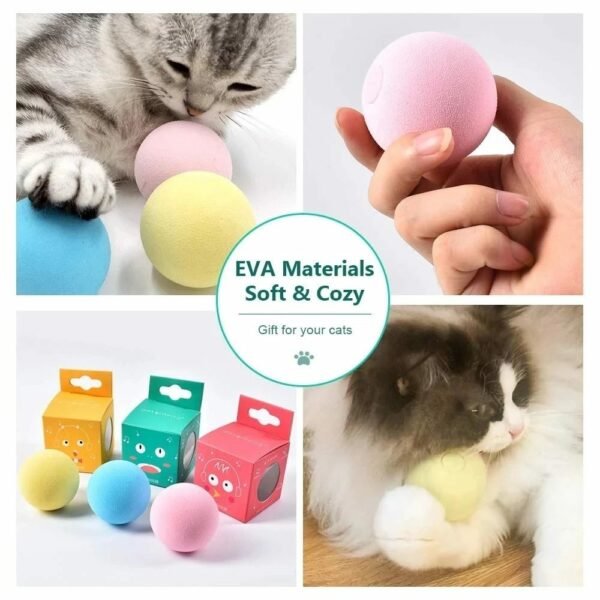 Smart Cat Toy Interactive Ball Cat Toy Pet Playing Ball Pet Creak Supplies Products Cat Toy Ball For Pets - Image 6
