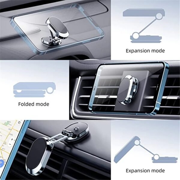 Magnetic Car Phone Holder Magnet Smartphone Mobile Stand Cell GPS For iPhone 14 13 12 11 X Pro Max Xiaomi Mi Huawei Samsung LG - Image 4
