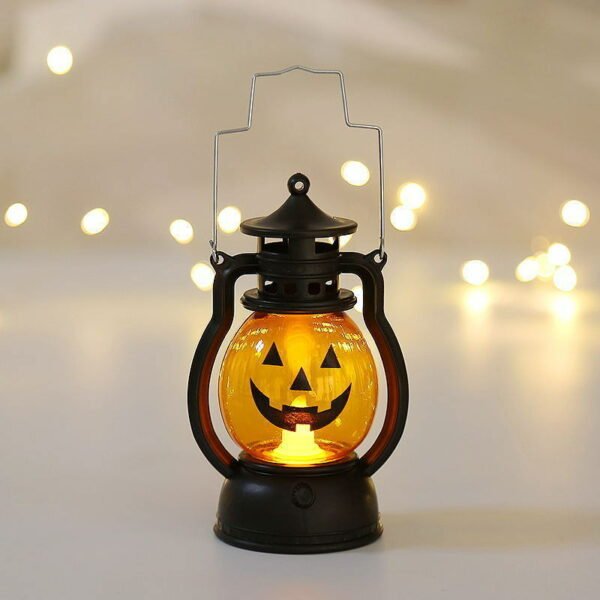 LED Haloween Pumpkin Ghost Lanter Candle Light Halloween Party Decoration for Home Holiday Bar Horror Props Oil Lamp Kids Toy - Image 6