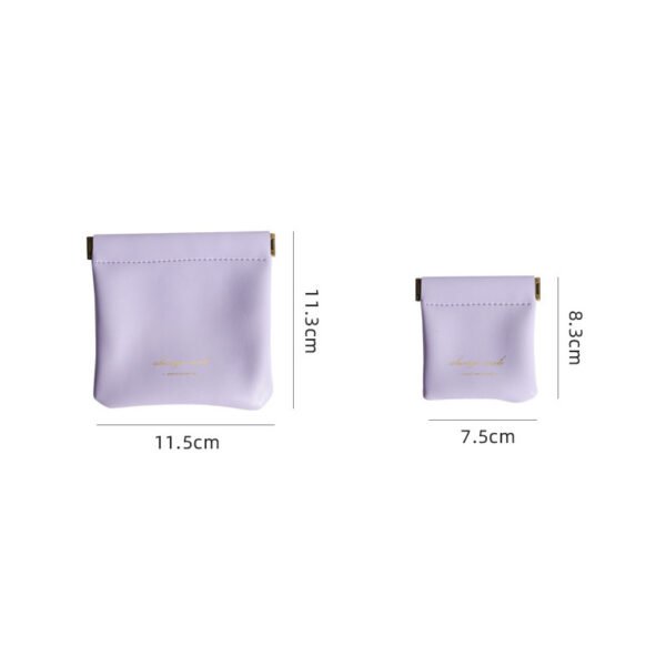Unisex PU Leather Portable Coin Purse Small Earphone Bag Headphone Organizer Mini Sundry Cosmetic lipstick Change Storage Bag - Image 11