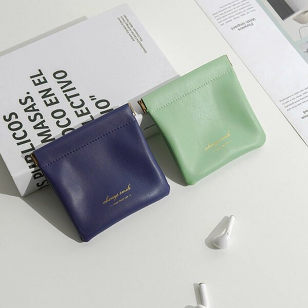 Unisex PU Leather Portable Coin Purse Small Earphone Bag Headphone Organizer Mini Sundry Cosmetic lipstick Change Storage Bag - Image 13